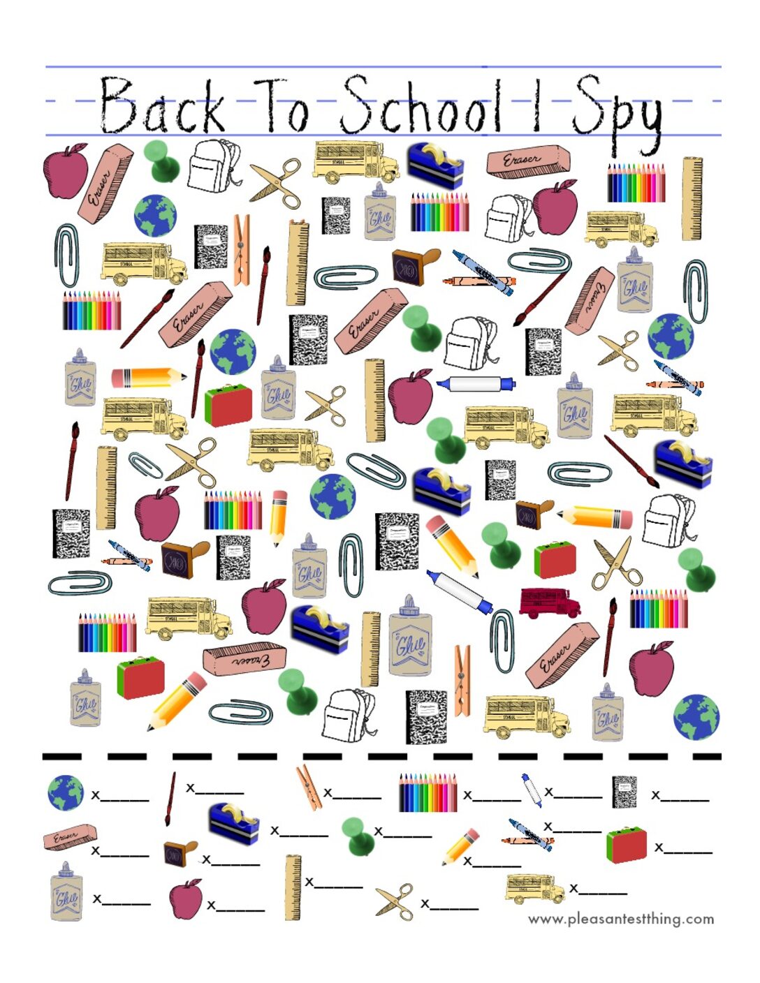 כלי הכתיבה – I SPY